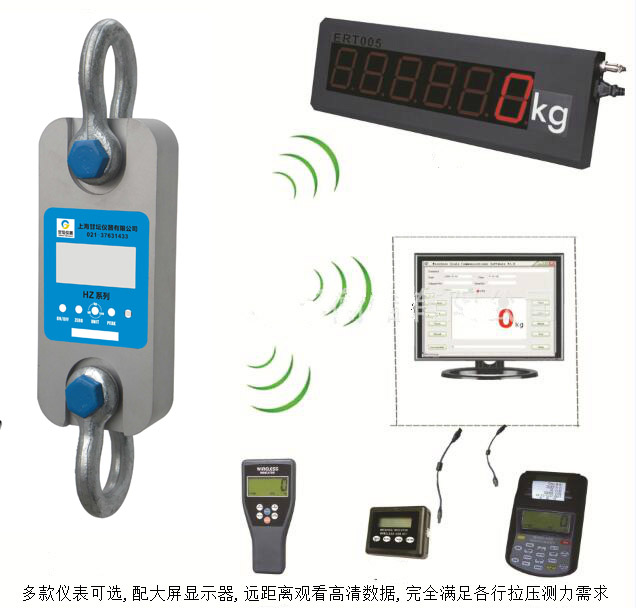 大屏幕拉壓式測力計(jì)100t 大數(shù)據(jù)顯示.專為碼頭定制